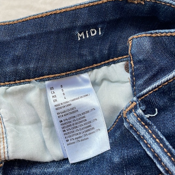American Eagle Outfitters Denim C Cafe MIDI Shorts. Size 0 - Picture 5 of 5
